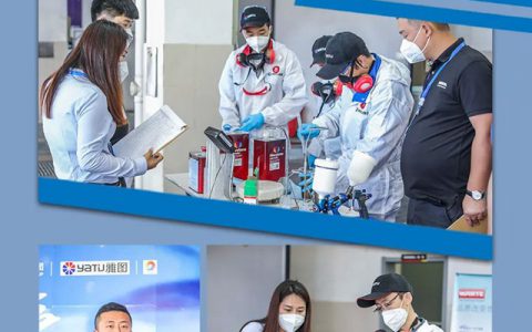 雅图高新联合“金达洲集团”成功举办第二届钣喷技能大赛