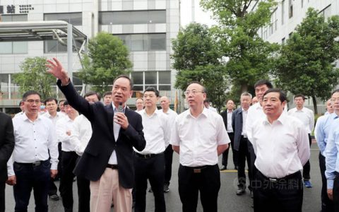 安庆市党政代表团莅临亚士滁州工厂考察