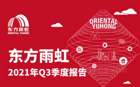 东方雨虹公布2021年三季报：前三季度营业收入226.82亿元，同比增长51.44%