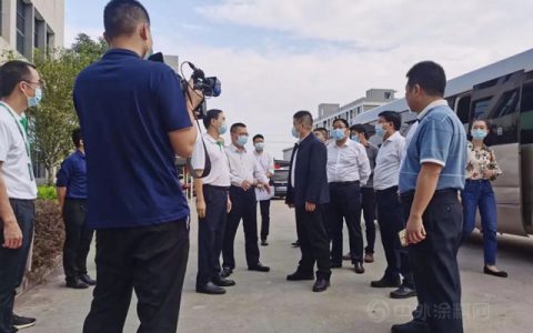 英德市委书记一行莅临三棵树·大禹九鼎清远基地考察调研