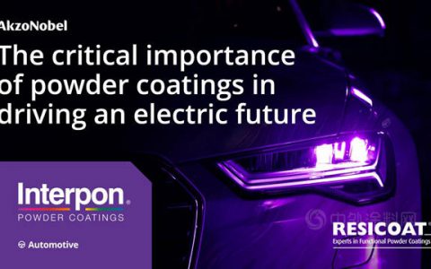 阿克苏诺贝尔白皮书指出：粉末涂料对于推动电动汽车未来的重要性