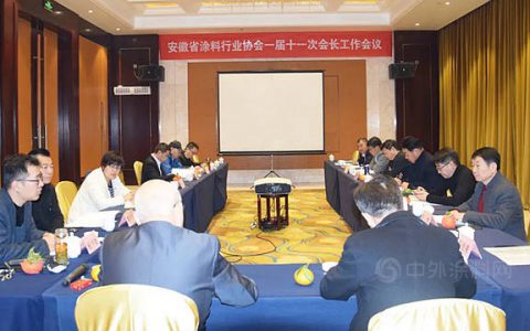 安徽省涂料行业协会第一届十一次会长工作会议顺利召开