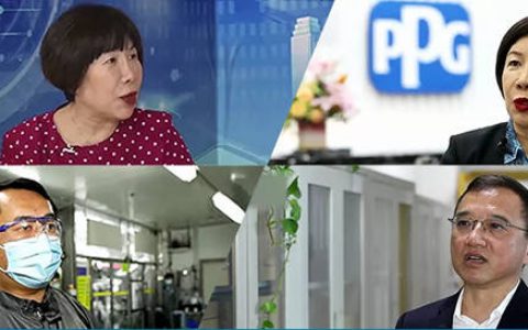 PPG中国高管亮相黄金时段新闻，关注与国际企业的合作