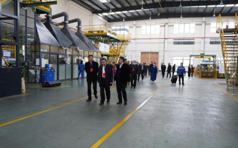 住南充第十二届省政协委员专题视察四川凯伦新材料有限公司