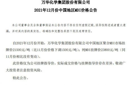 化工原材料暴跌？对涂料企业作用微乎其微？
