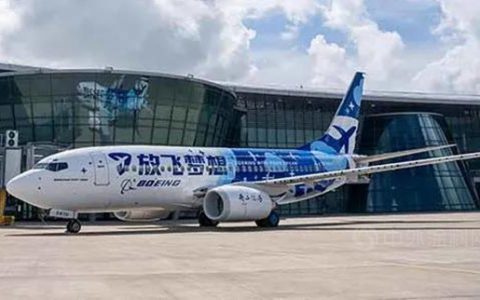阿克苏诺贝尔彩绘“放飞梦想”涂装飞机正式亮相