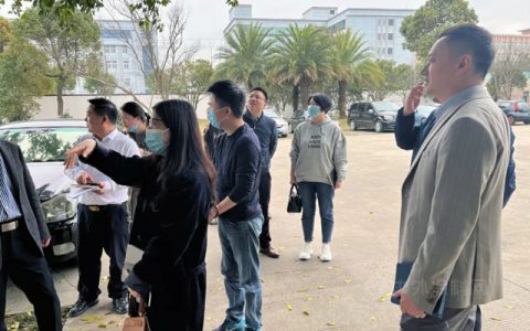 鱼童迎接台州市创建和谐劳动关系先进企业验收