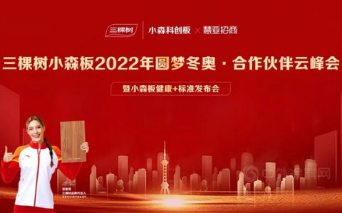 三棵树小森板 “2022年圆梦冬奥·合作伙伴云峰会暨小森板健康+标准发布会”圆满举办！