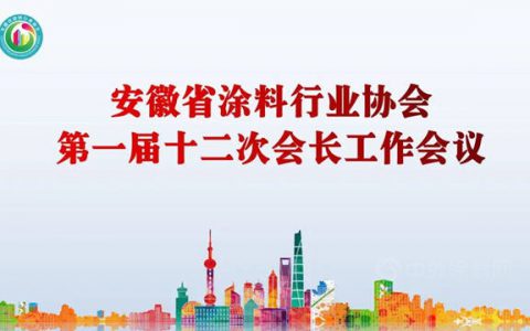 安徽省涂料行业协会第一届十二次会长工作会议顺利召开