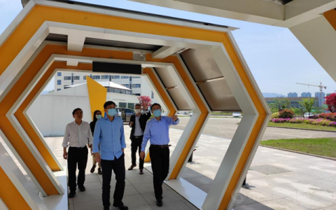 宁波市贸促会叶华育副会长赴宁波涂协会员单位——宁波瑞凌新能源科技有限公司调研