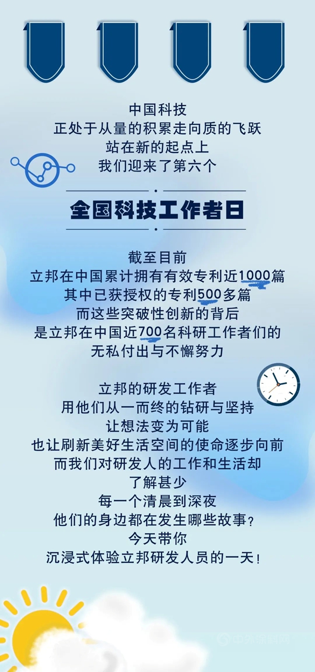 全国科技工作者日｜沉浸式体验立邦研发人员的一天