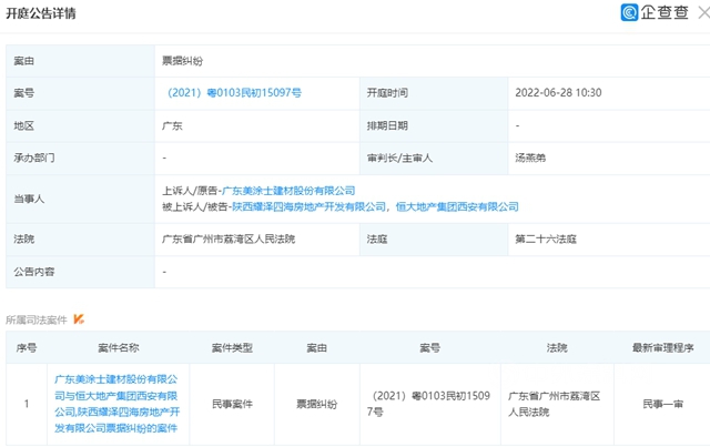 知名涂企爆发式维权：恒大什么时候能还钱？