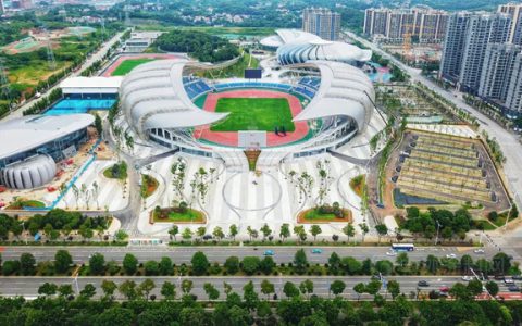 三棵树工程助力岳阳市体育中心项目，六位一体集成系统推进“全民健身”工程再升级