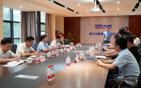 湖州市市委常委、组织部部长徐仲仪一行莅临大桥油漆调研工作