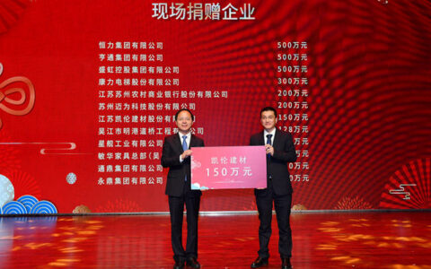 与爱同行 凯伦股份荣获第五届“苏州慈善奖”最具爱心捐赠企业