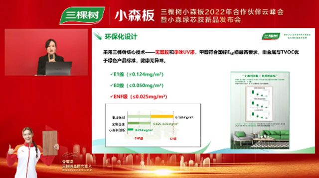 三棵树小森板2022年合作伙伴云峰会顺利召开，千家行业精英齐聚云端见证小森绿芯胶首发上市