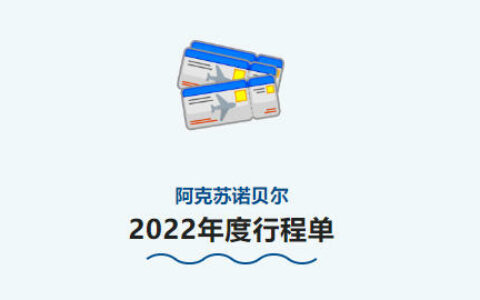 阿克苏诺贝尔2022年度行程单