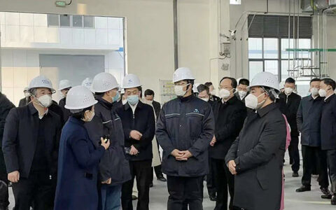 岳阳市委书记曹普华副书记市长李挚等一行到湖南倍特尔观摩考察