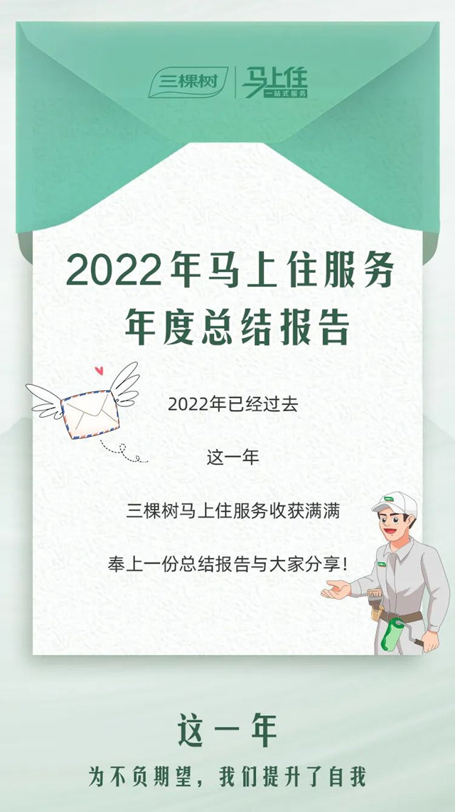 2022年三棵树马上住服务年度总结报告