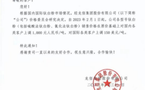 开工大吉变大考！涂料市场还未回暖，钛白粉等原料先涨为敬