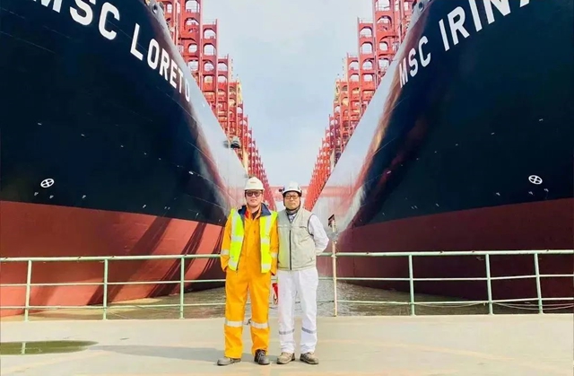 佐敦助力24,300TEU世界最大箱船MSC IRINA试航
