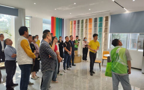 东莞市绿色建筑协会走访米奇儿童漆