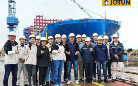 佐敦集团东北亚市场部销售部一行拜访扬州中远船厂