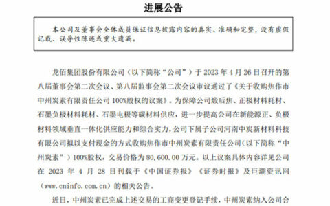 增资！转让！收购！钛白巨头龙佰集团一日三连炸