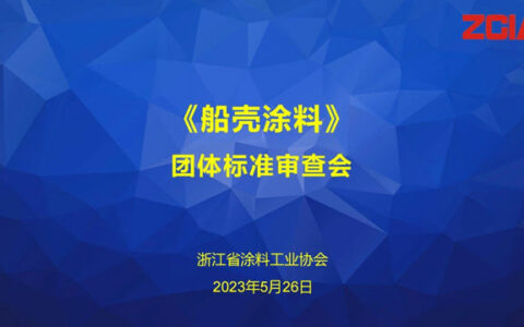浙江省涂料工业协会团体标准《船壳涂料》审查会成功召开