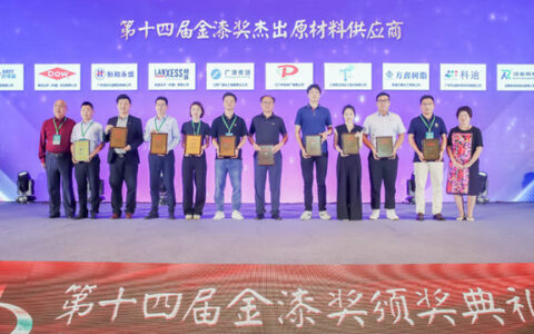 恒和永盛集团荣获第十四届金漆奖“杰出原材料供应商”奖