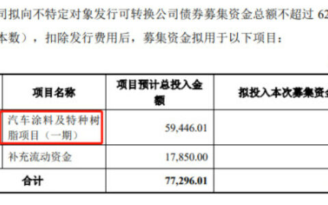疯狂加注汽车涂料，依然填不满3C涂料留下的“洞”
