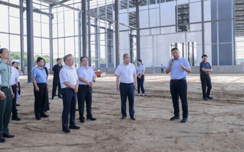 商丘市委书记李国胜带队莅临洁士美新材料智能产业园观摩调研