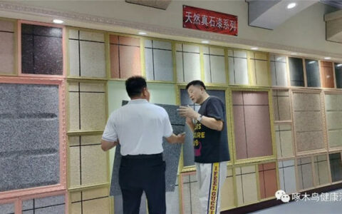 绥中明泰地产董事长莅临啄木鸟漆业集团参观考察