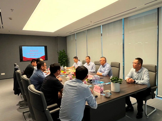 山东郯城县领导莅临德威涂料上海总部调研指导