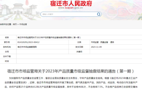 4批次被抽查涂料不合格