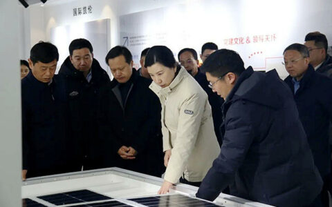 黄冈市委副书记、市长刘洁一行莅临黄冈凯伦参观交流