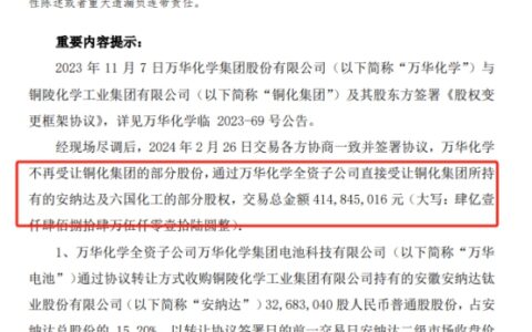收购生变！涂料产业上游格局正在重塑