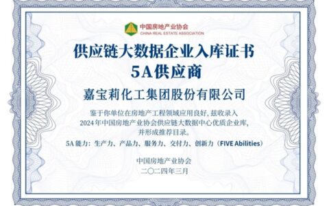 连续8年上榜，嘉宝莉揽获8项大奖！