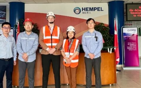 丹麦驻广州总领事馆商务领事Mads Vesterager Nielsen一行访问海虹老人广州工厂