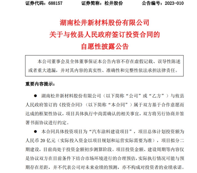 这家上市涂企投资18.9亿的涂料项目开工