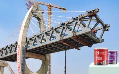 宝塔山漆品质涂装铸就渭河管桥新标杆