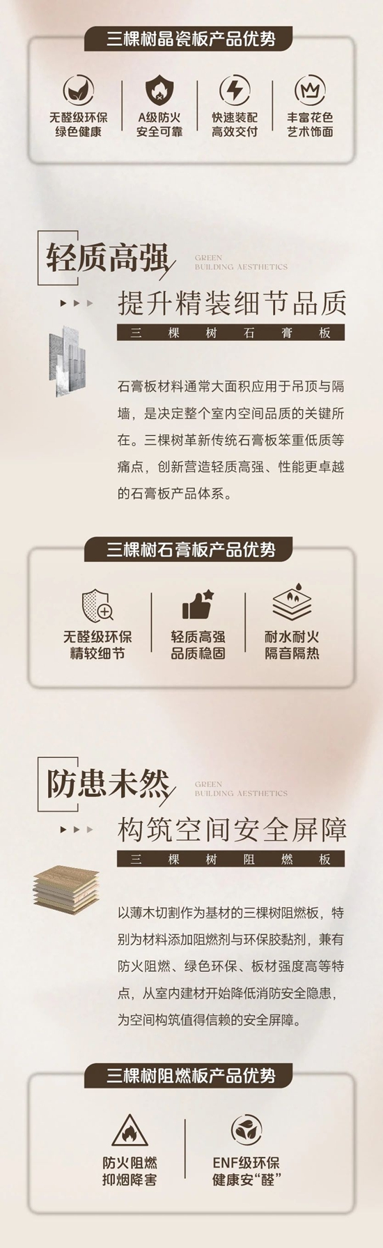 三棵树工程板材，打造室内精装与改造焕新全场景美学空间
