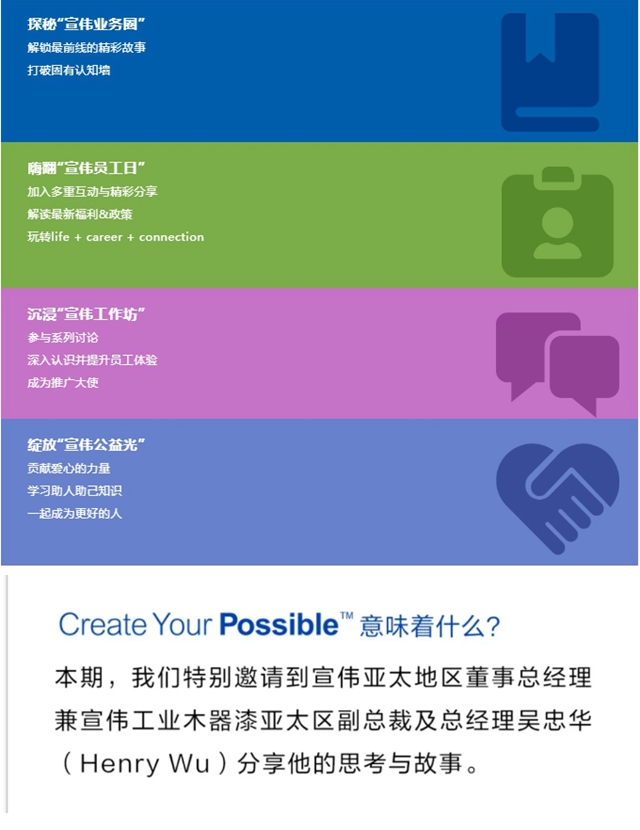 宣伟亚洲全面推出Create Your Possible™