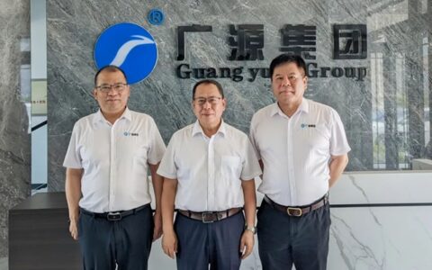 中国塑协王占杰理事长前来广源集团辽宁海城公司调研走访