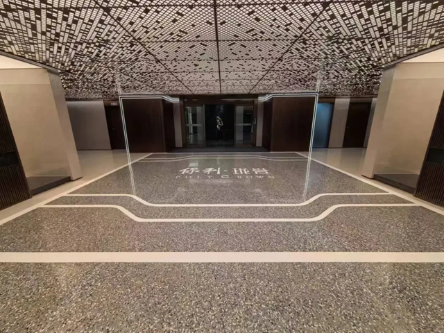 追求卓越 匠筑奢品——七彩建设地坪分公司倾力打造济南保利珑誉车库地坪项目