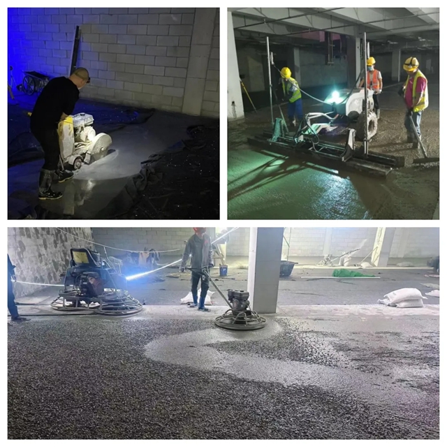 追求卓越 匠筑奢品——七彩建设地坪分公司倾力打造济南保利珑誉车库地坪项目