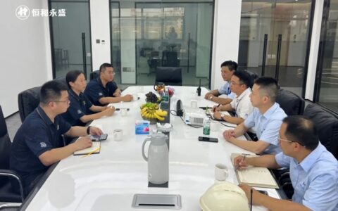 展辰新材莅临恒和永盛安徽生产基地参观交流