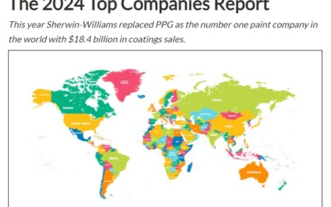 排名再次上升！嘉宝莉连续14年登上全球顶级涂料企业排行榜