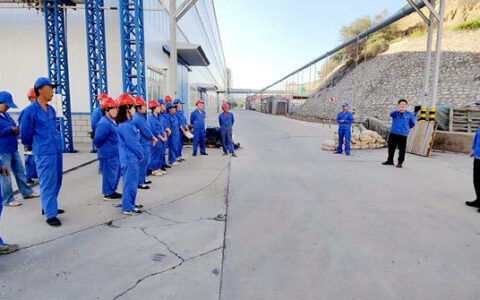 永新涂料储运部开展防洪防汛应急演练