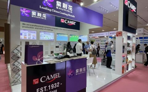 加速出海战略|紫荆花新材料集团亮相2024亚太涂料展览会